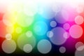 Colorful bokeh abstract light background Royalty Free Stock Photo