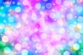 Colorful bokeh abstract sparkle light glitter background Royalty Free Stock Photo