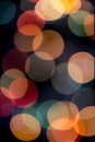 colorful christmas lights bokeh  for use as a background Royalty Free Stock Photo