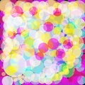 Colorful bokeh background