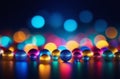 colorful bokeh background. Abstract lights blur bokeh background Royalty Free Stock Photo