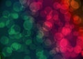 Colorful bokeh background