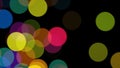 Colorful bokeh background