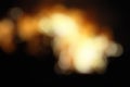 Colorful bokeh background. DEfocused lights of big night fire Royalty Free Stock Photo