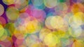 Colorful bokeh full background