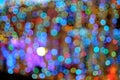 Colorful bokeh of light background.