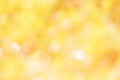 Colorful of bokeh light blurred yellow Royalty Free Stock Photo