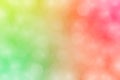 Colorful bokeh lights gradient blurred soft, sweet color bokeh wallpaper colorful shade, rainbow colors bokeh lighting Royalty Free Stock Photo