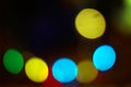 Colorful bokeh photo ideal as a background.