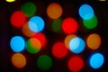 Colorful bokeh photo ideal as a background.