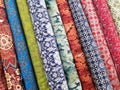 Colorful Bolts of Fabric Royalty Free Stock Photo