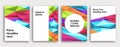 Colorful book cover design, abstract background