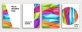 Colorful book cover design, abstract background