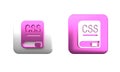 Colorful Books about programming icon isolated on white background. Programming language concept. PHP, CSS, XML, HTML