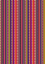 Colorful border endings textile multiple designs