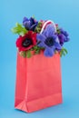 Colorful bouquet Anemones