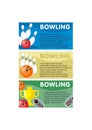 Colorful Bowling Horizontal Banners