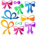 Colorful bows