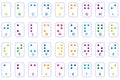 Colorful Braille Basics Royalty Free Stock Photo
