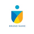 Colorful brand name logo