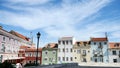 Colorful brick house in Lisbon, Portugal Royalty Free Stock Photo