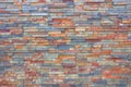 Colorful brick wall texture, abstract background, decorative bricks wall pattern Royalty Free Stock Photo