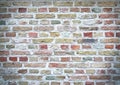 Colorful brick wall texture