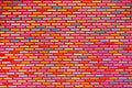 Colorful brick wall texture Royalty Free Stock Photo