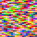 Pattern of many multi-colored bricks squares of bright colors Royalty Free Stock Photo