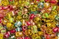 Colorful and bright beads Royalty Free Stock Photo