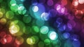 Colorful bright bubbles. Raster Bokeh background. Royalty Free Stock Photo