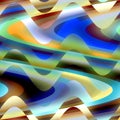Colorful bright soft blue red yellow fluid geometries lines contrasts lines, texture and background