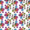 Colorful bright sophisticated wonderful lovely sophisticated abstract graphic beautiful paint like a child Easter eggs pattern wat