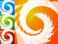 Colorful bright spirally background. Spiral, vortex background s Royalty Free Stock Photo