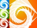 Colorful bright spirally background. Spiral, vortex background s Royalty Free Stock Photo