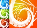 Colorful bright spirally background. Spiral, vortex background s Royalty Free Stock Photo