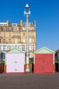 Colorful Brighton beach huts Royalty Free Stock Photo