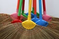 Colorful broom