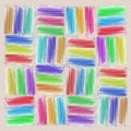 colorful brush stroke basket weave pattern Royalty Free Stock Photo