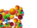 Colorful bubble background Royalty Free Stock Photo