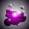 Colorful bubble background eps10 vector Royalty Free Stock Photo