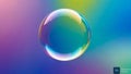 Colorful bubble background generate ai Royalty Free Stock Photo