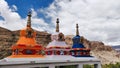 Colorful Buddhist temple at Ladakh region of India