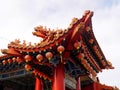 The Colorful Buddhist temple, with typical curved roofs, Kuala Lumpur, Malaysia