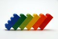 Colorful building blocks Royalty Free Stock Photo