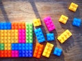 Colorful building blocks Royalty Free Stock Photo