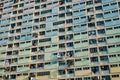Colorful building facade - Colorful building facade, Hong Kong Royalty Free Stock Photo