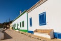 Colorful buildings along the Percurso dos Sete Vales trail, Algarve, Portugal