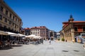 Colorful buildings in Aviles old town, Aviles, Asturias, Spain Royalty Free Stock Photo