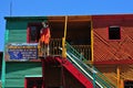 conventillo buildings of Caminito street in La Boca neighborhood - Buenos Aires, Argentina